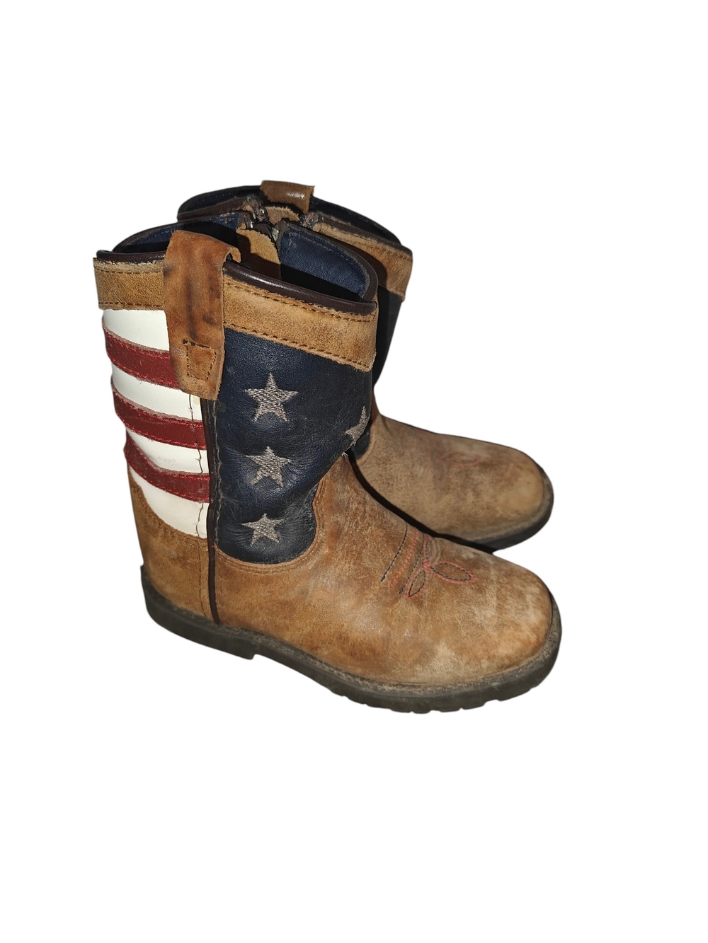 Cody James Toddler Boys USA Flag Western Boots 8c